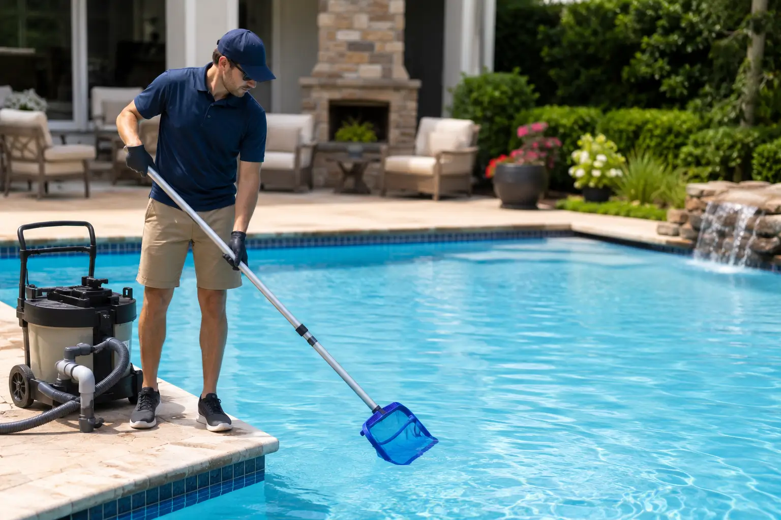 Pool cleaning service